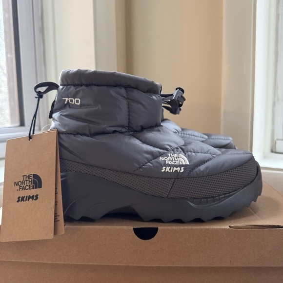 SKIMS Shoes - North Face x Skims Nuptse Traction Chukka Gunmetal Men's 6 / Women's 8